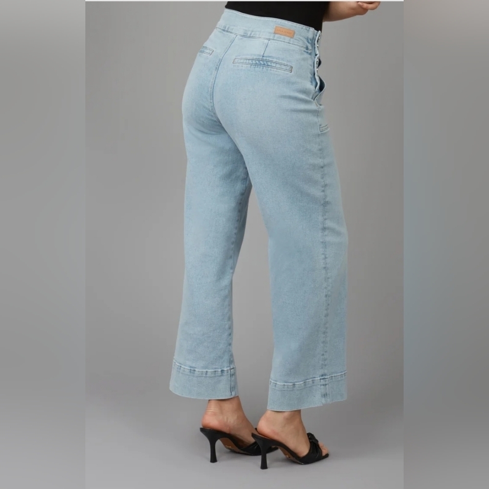 Lola Jeans The Colette-CM High Rise Wide Leg - Picture 2 of 6